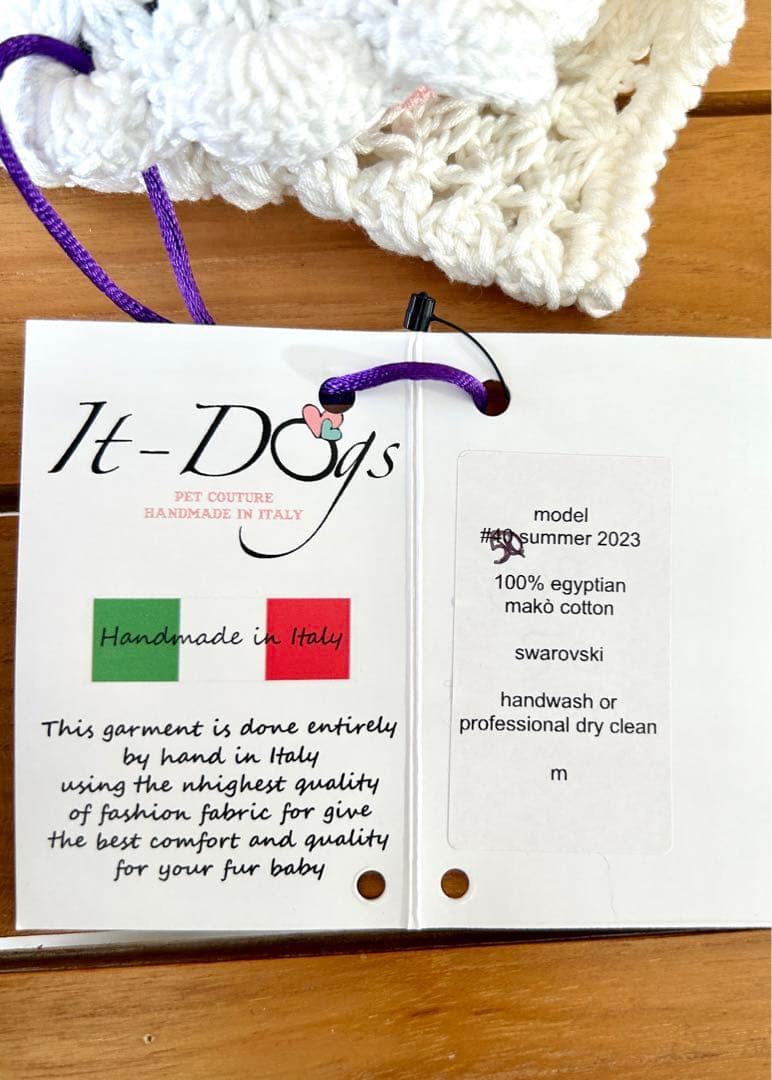 itdogs お花のニットトップス Mサイズ