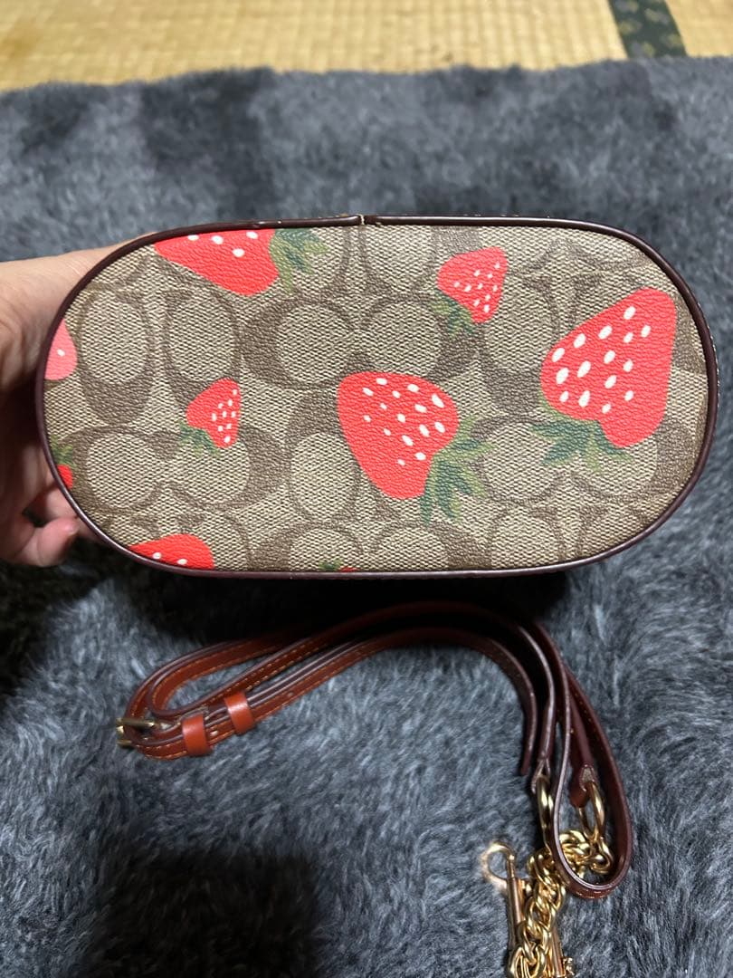 COACH イチゴ柄 ショルダーバッグ