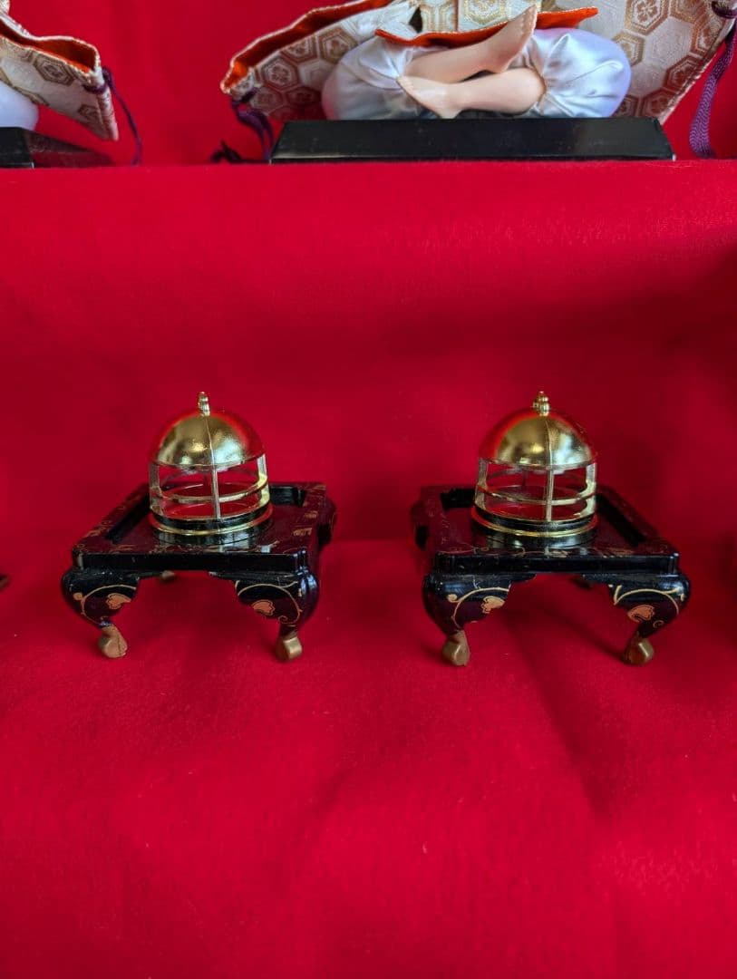 送料込【3出品全て落札必須 2/3】ひな人形 7段 15人飾り 40号（装飾品）