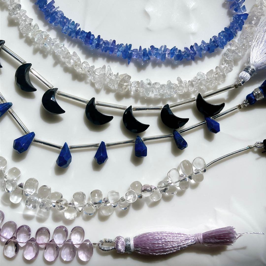 COCO'S◆ハンドメイド素材☆ラベンダーアメシスト/水晶/他