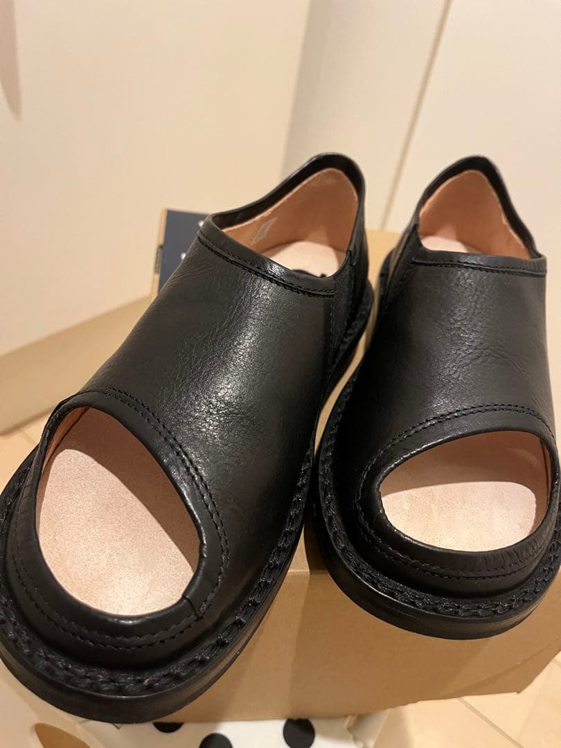 【未使用】Trippen \"Basin\" スリッポンスタイル レザーシューズ