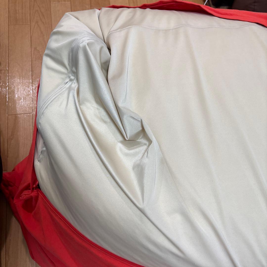 Yogibo midi オレンジ ビーズクッションソファ