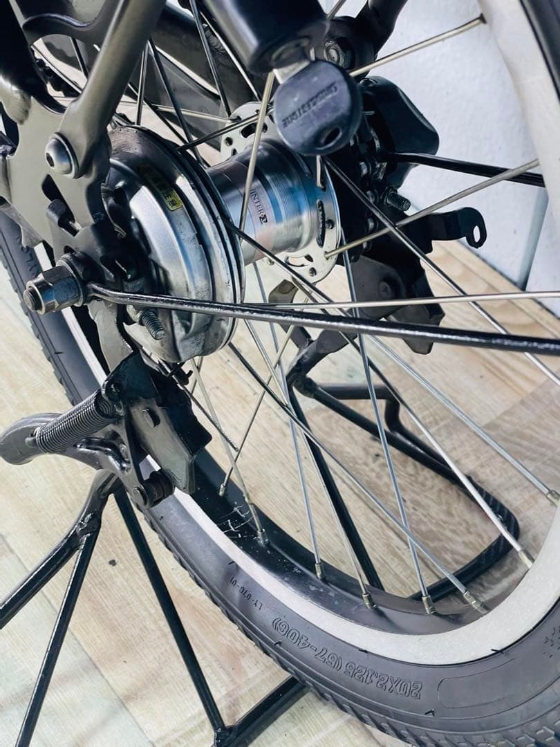 2946ヤマハ8.7アンペア3人乗り対応20インチ子供乗せ　電動アシスト自転車