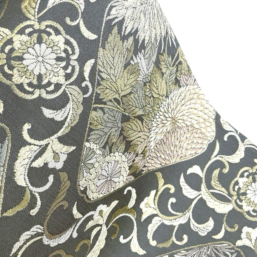 専用帯6205 ●陰山織物謹製 箔屋清兵衛 草木染 高級 正絹 全通 袋帯