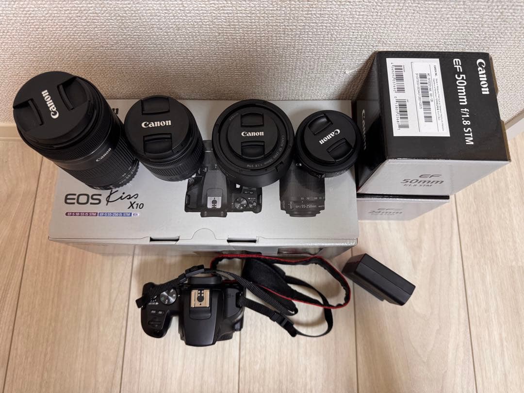 Canon EOS Kiss X10 ダブルズームキット+レンズ2本