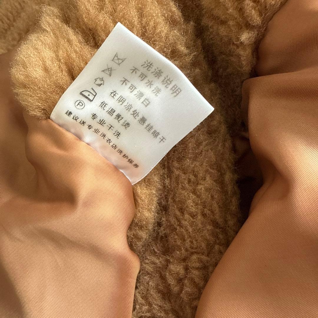 ベアポンチョコート　ケープコート　ボア　Sサイズ