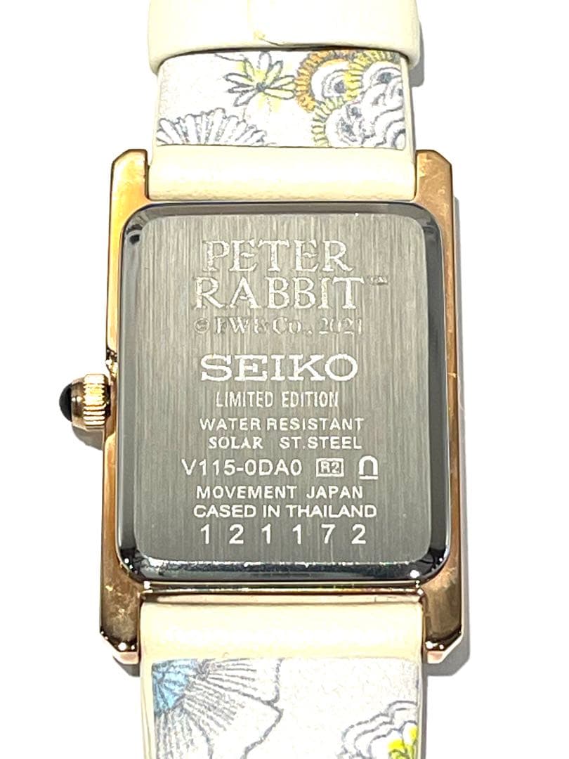 未使用 セイコー STPR082 V115-0DA0 ピーターラビット 稼働品