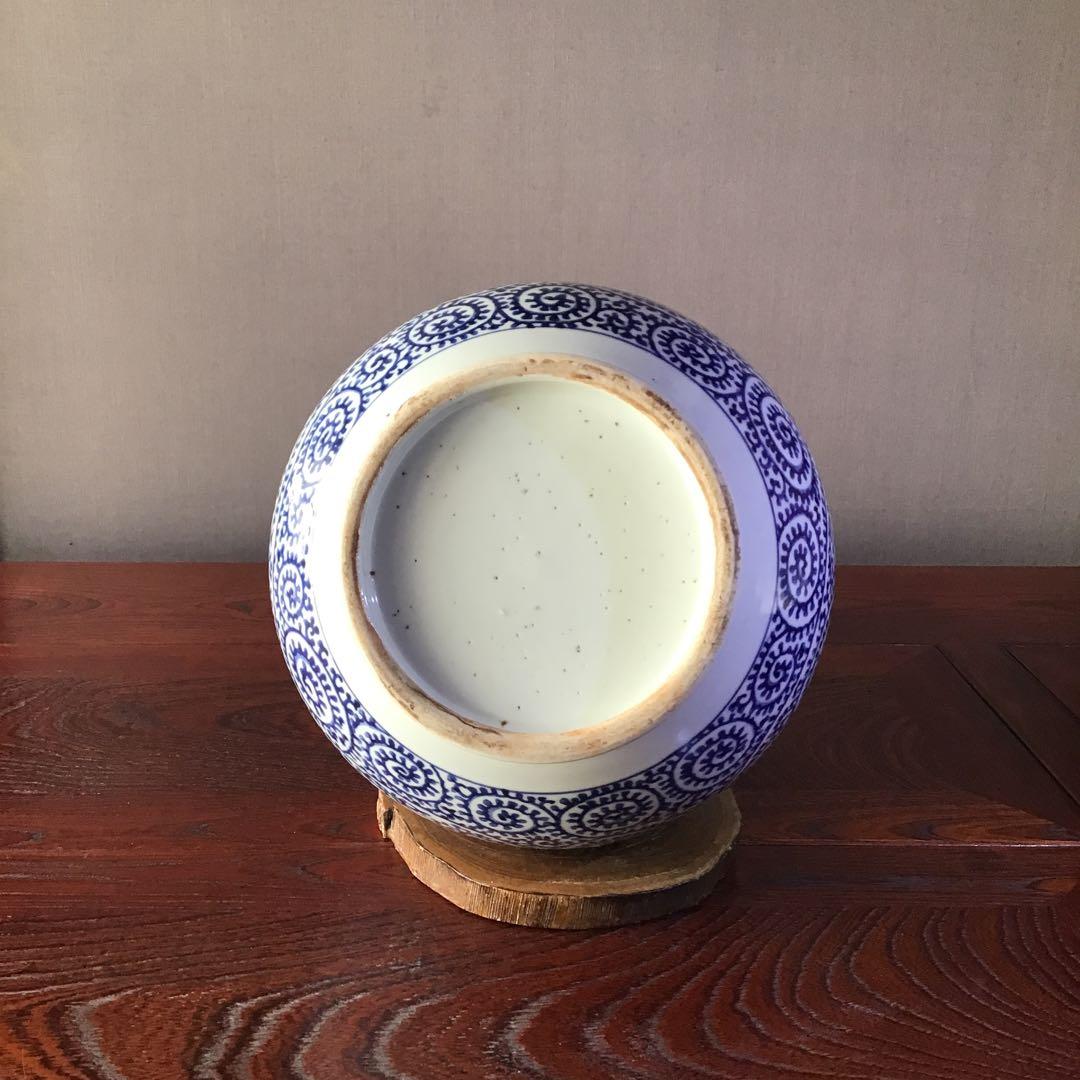 古伊万里　蛸唐草　大徳利　　江戸期　　　s2