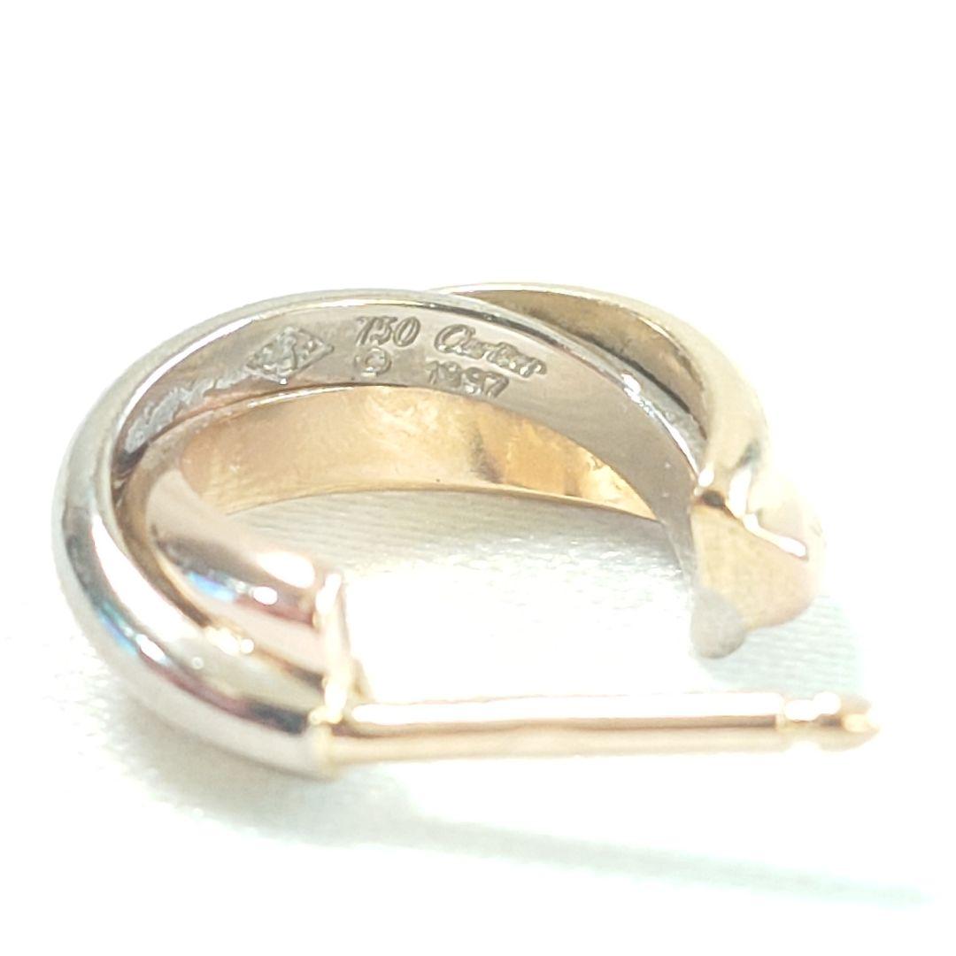 【磨き済み】カルティエ トリニティ フープ ピアス 片耳用 7284