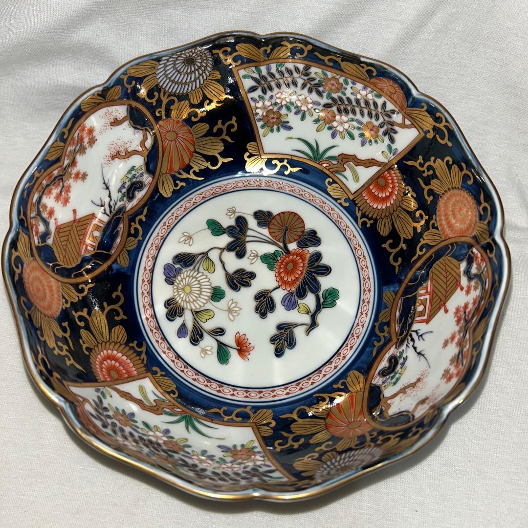 其泉　琳派古伊万里　鉢　木箱付き