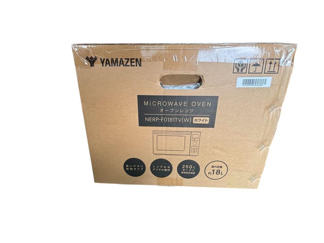【最安値】　YAMAZEN オーブンレンジ NERP-F0181TV(W）