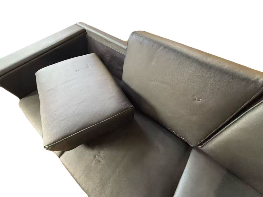 ビンテージ3人掛けオフィスソファ