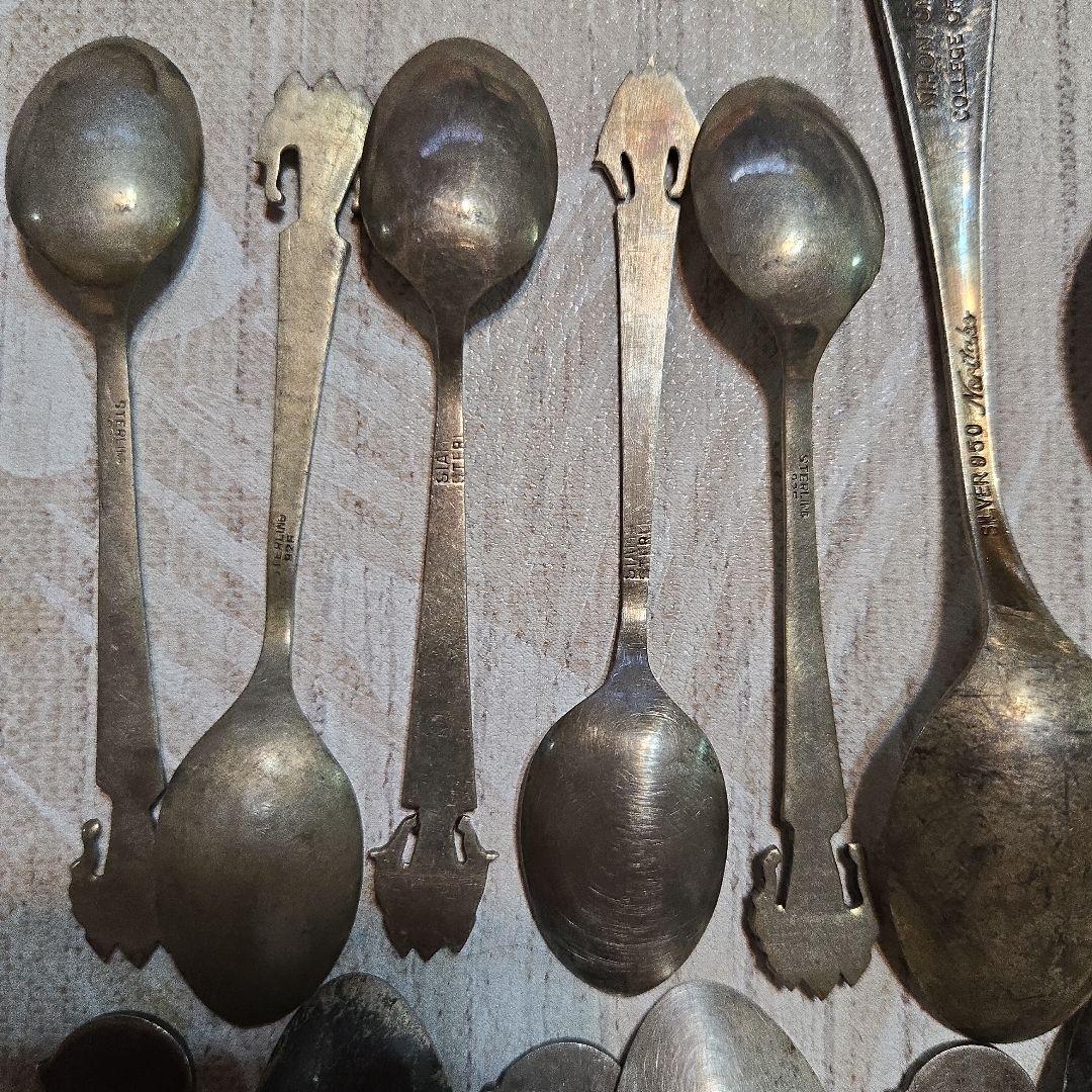 sterling silver 950スプーン 13本セット