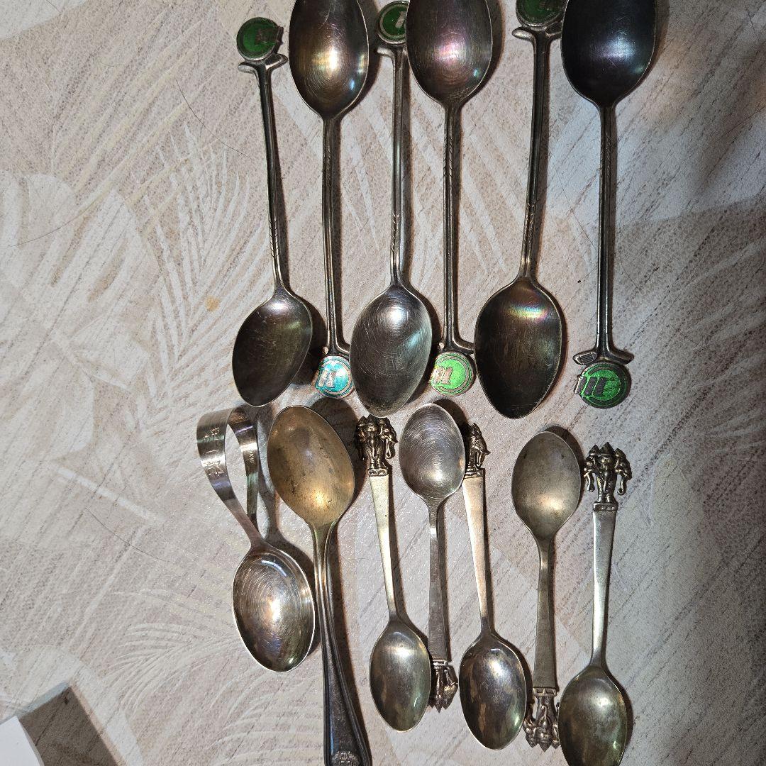 sterling silver 950スプーン 13本セット