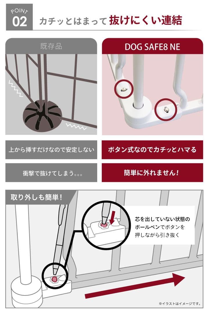 【展示品】ごくせま　ライトグレージュ　ペットフェンス　サークル　ゲート