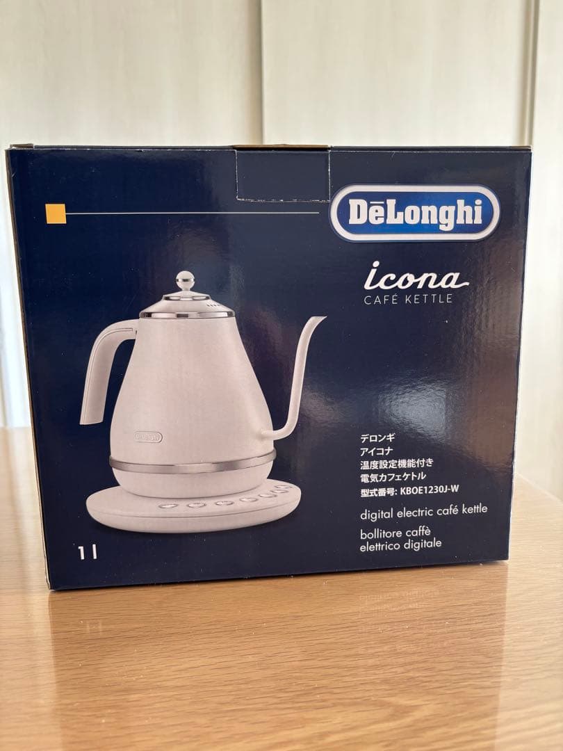DeLonghi アイコナ カフェケトル KBO1323-W
