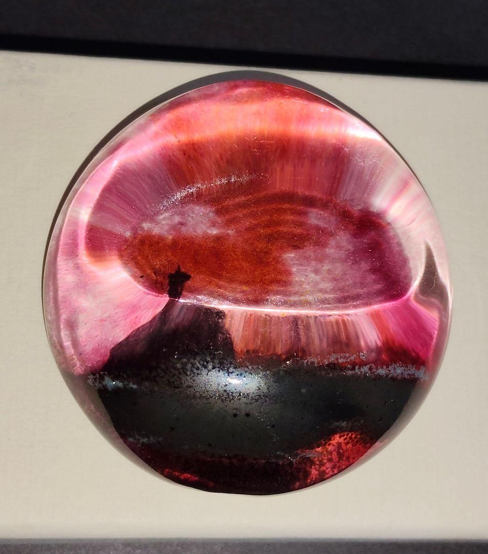 ノグチミエコ FUSION FACTORY ガラスアート 箸置き 空/江ノ島/海