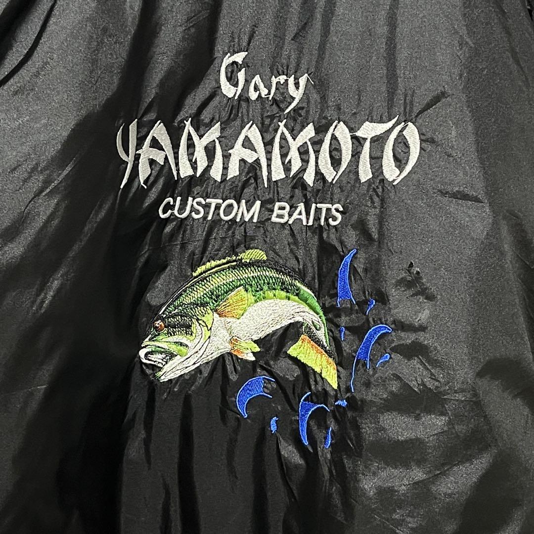 ゲーリーヤマモト 90s スタジャン ブラック ヴィンテージ Lサイズ.