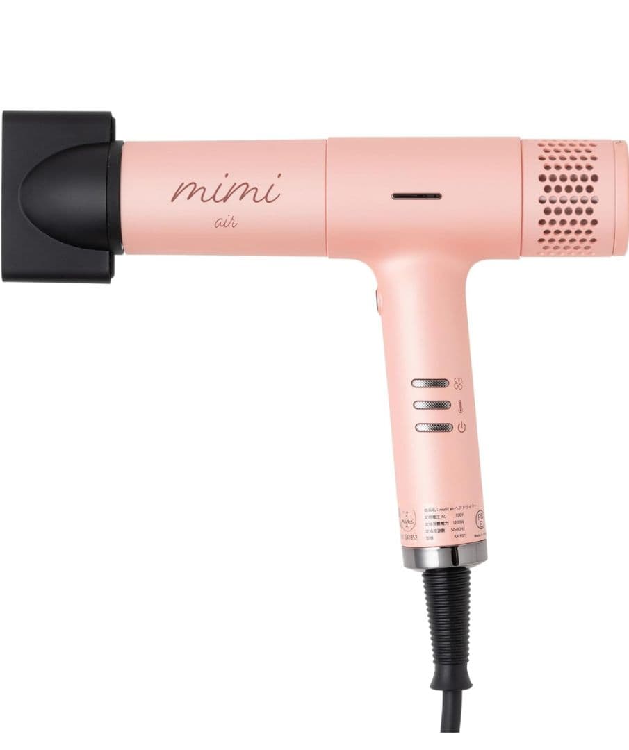 mimi air ミミエアー ドライヤー momo ピンク　KR‐F01