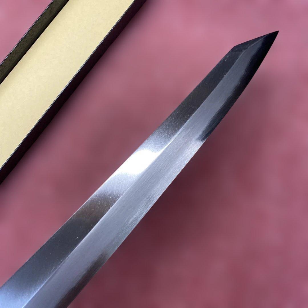 青二鋼　勘所切付柳刃包丁　360㎜ 尺2寸