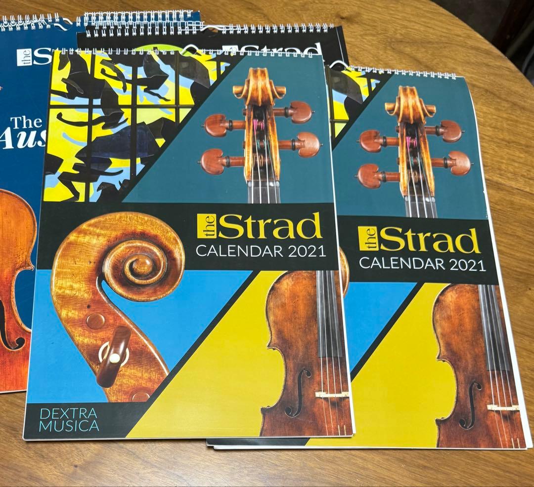 チェロ　ヴァイオリン　ヴィオラ　弦楽器　Strad カレンダー 12冊