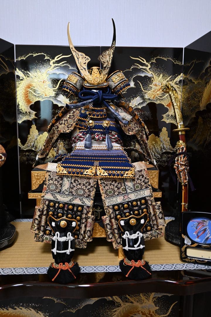 五月人形 高床台飾り　全身