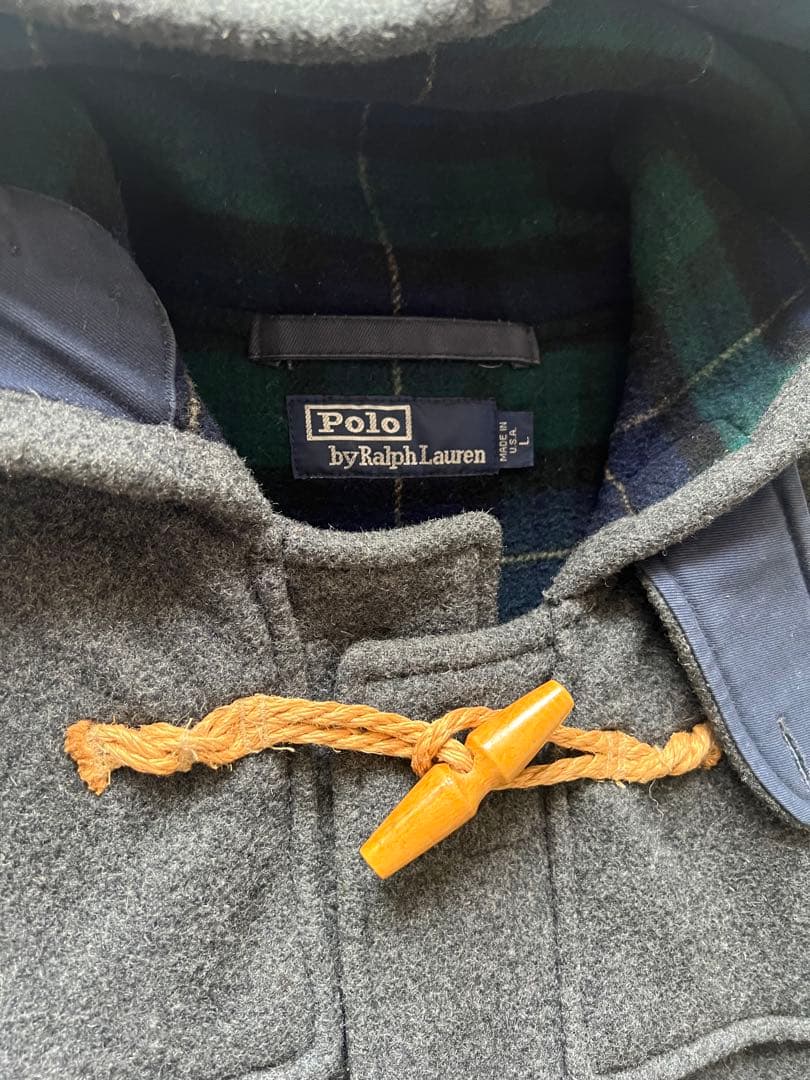 【ラルフローレン】 ダッフルコート USA製 90s