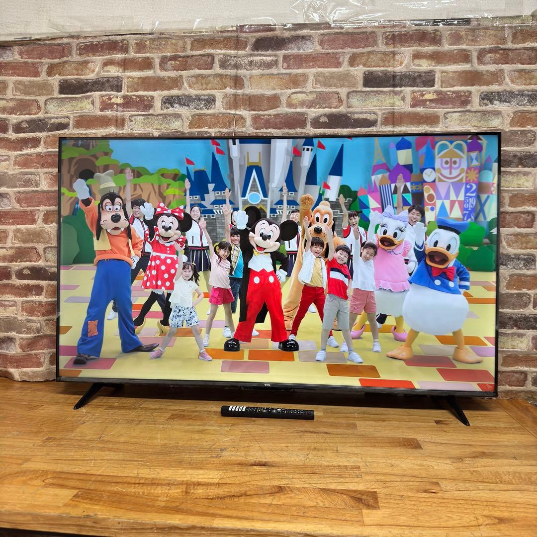 2025年製！ TCL 55V型 4K 液晶テレビ 55P61K 動画アプリ搭載