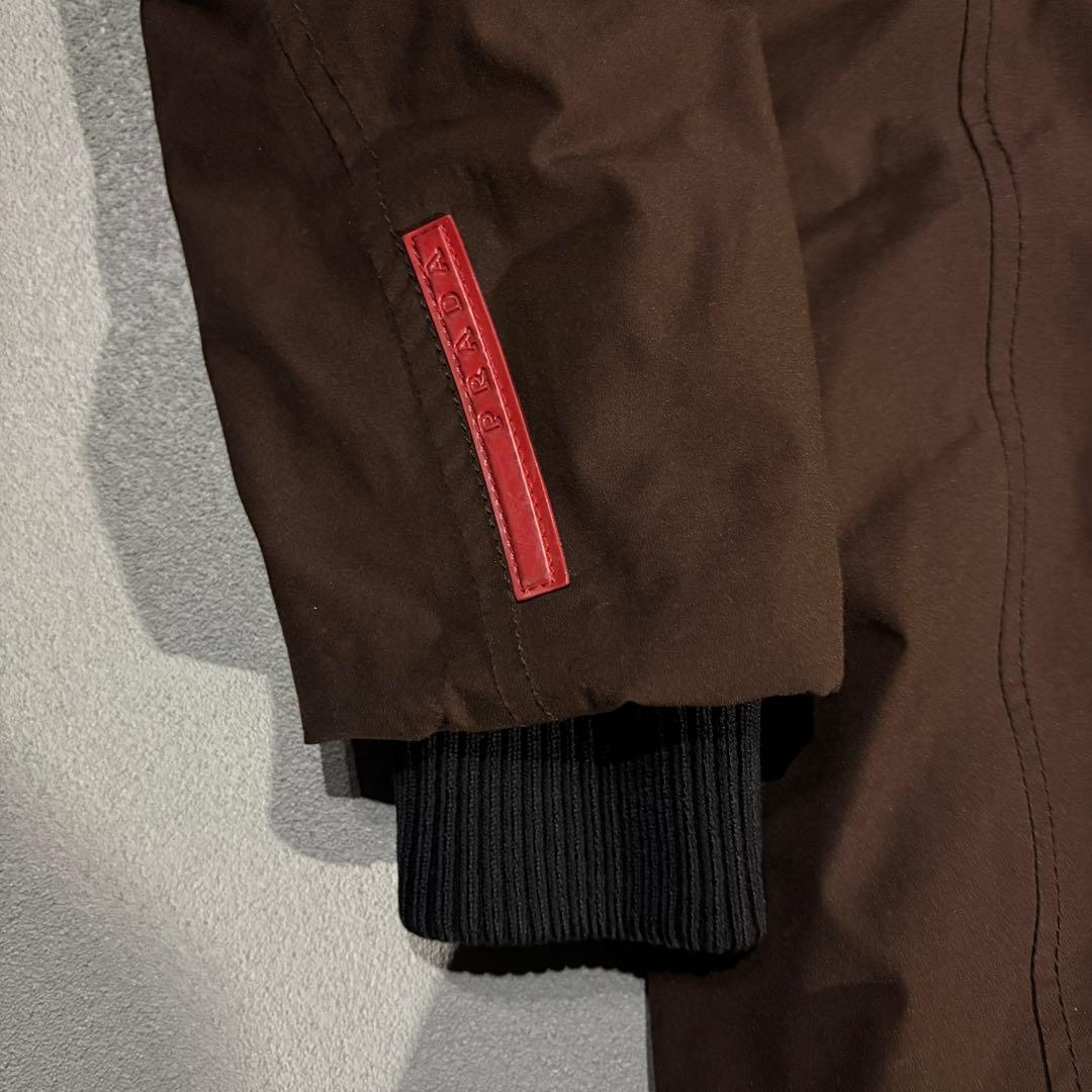 ジャケット・アウター Arichive PRADA SPORT fur long coat brown