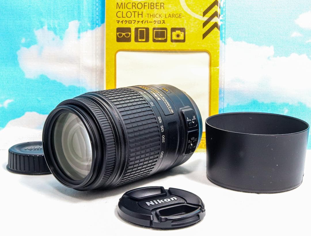 美品⭐️ニコン Nikon 55‐300㎜⭐️超望遠レンズ⭐️大人気レンズ！⭐️