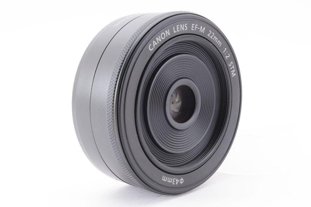 【ほぼ新品】Canon EF-M 22mm F2 STM グラファイト