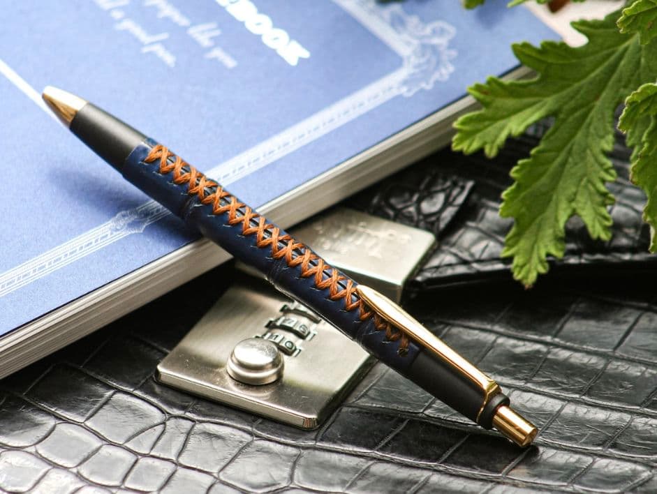 シックザール 夏限定 藍染 クロコダイル 濃藍 【新品未開封】 ボールペン