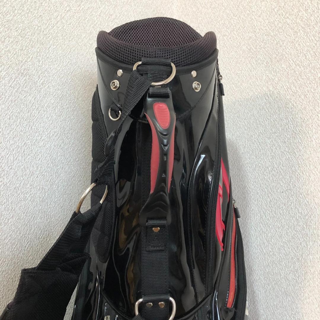 マスターバニーエディション キャディバッグ ブラック エナメル