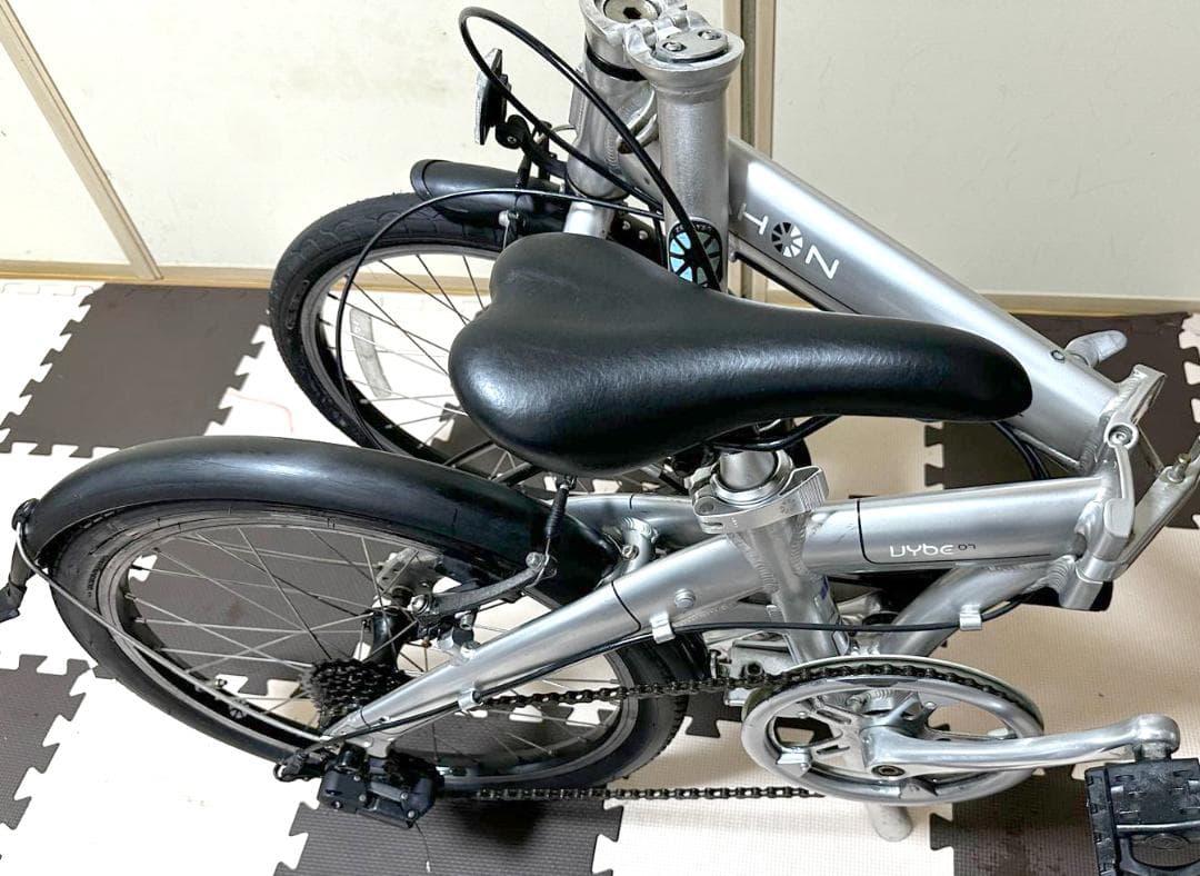 ダホン軽量 (11.6kg) アルミ折りたたみ自転車、自転車用バッグ付き