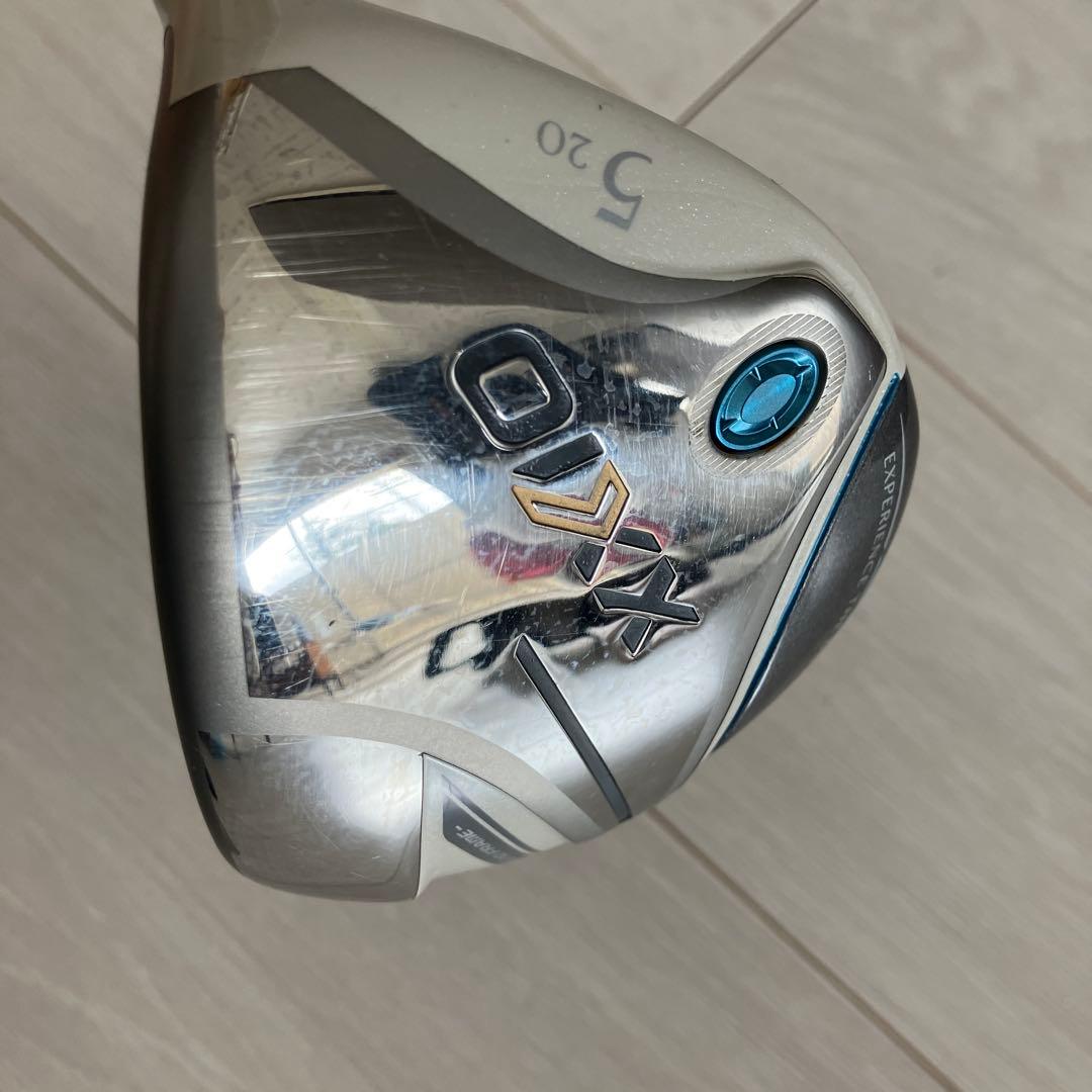 ゼクシオ　XXIO12 LADIES ウッド3本セット　エクリュホワイト