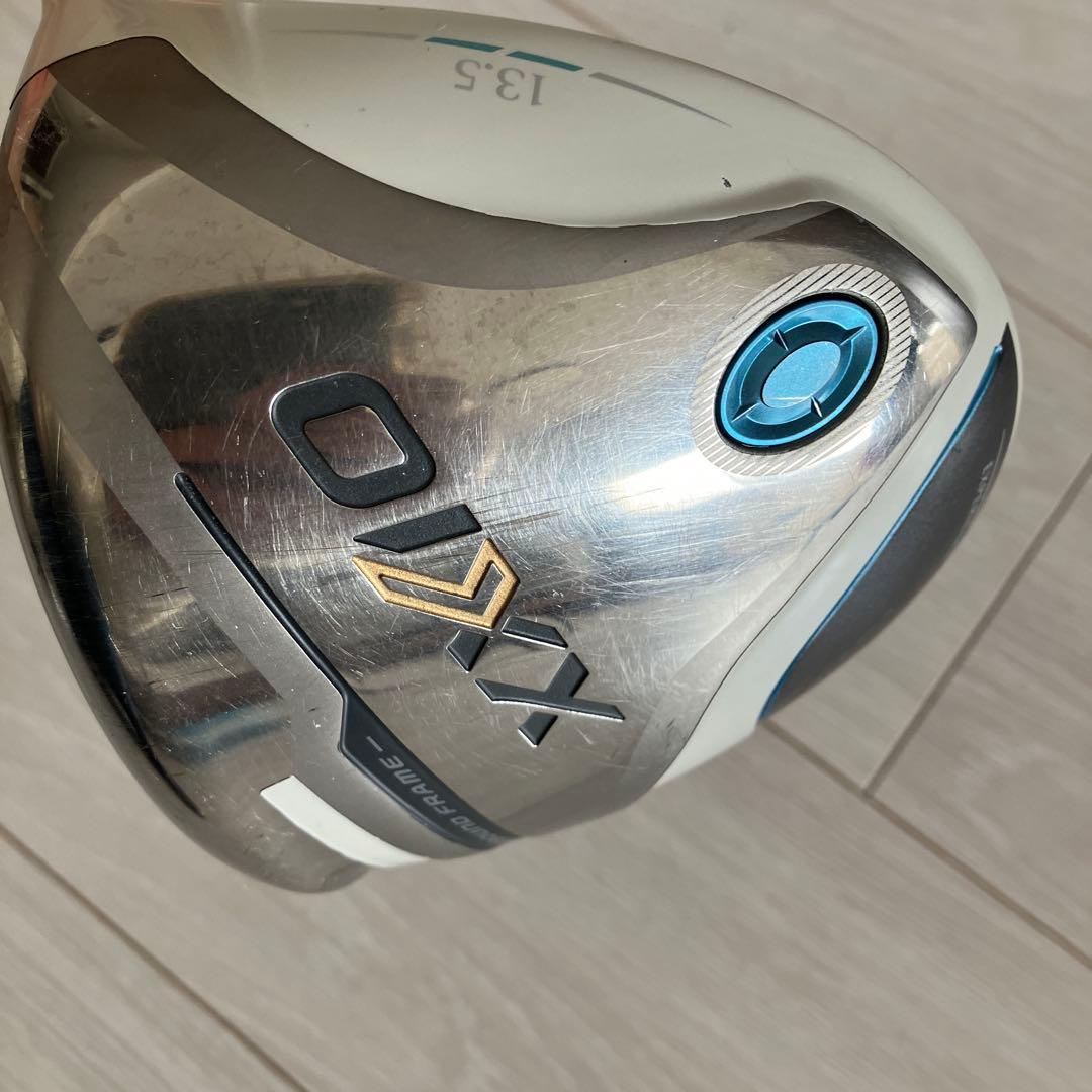 ゼクシオ　XXIO12 LADIES ウッド3本セット　エクリュホワイト