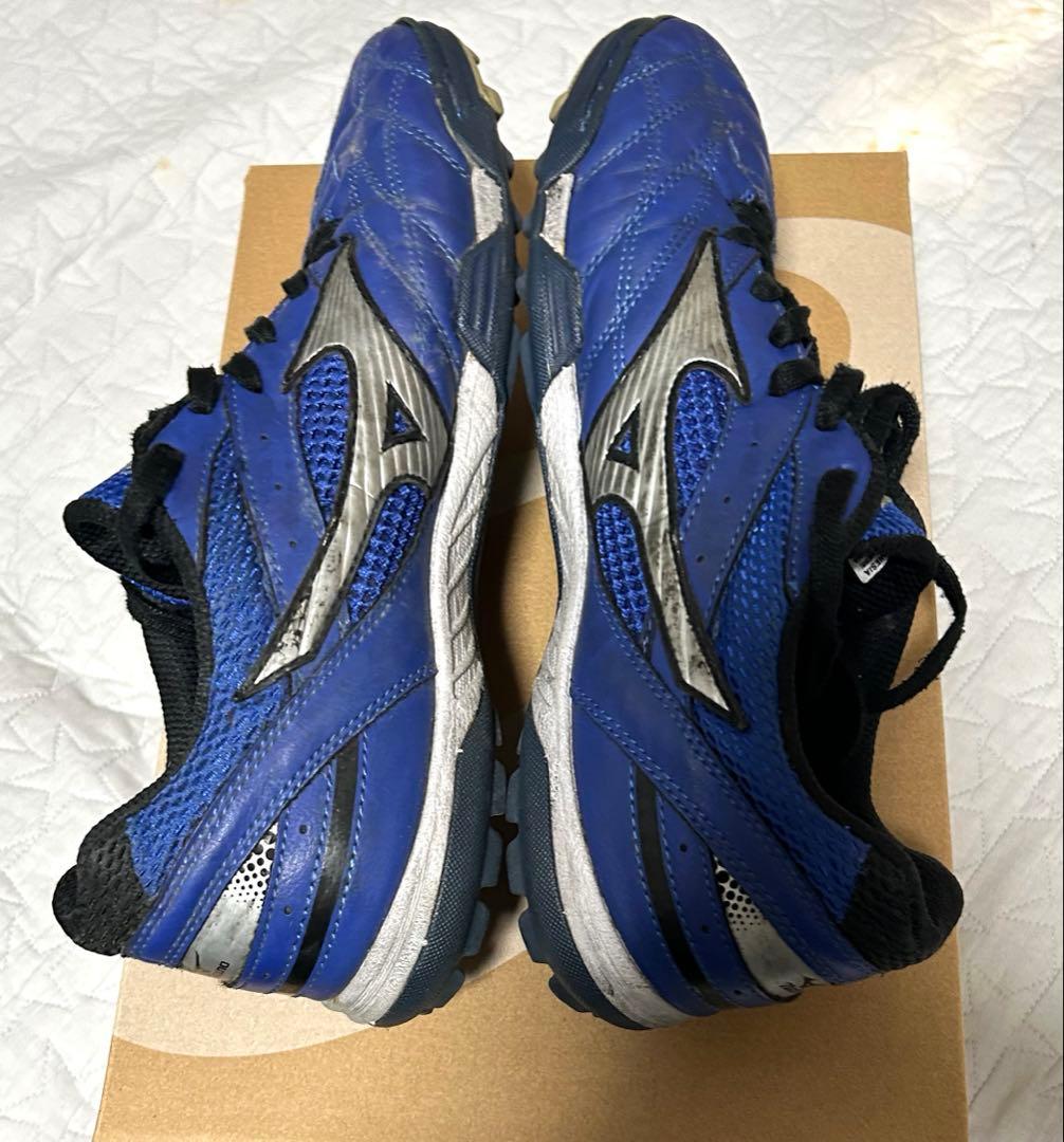 ミズノ ランサメントウェーブTFトレーニングシューズ 27cm ブルーブラック