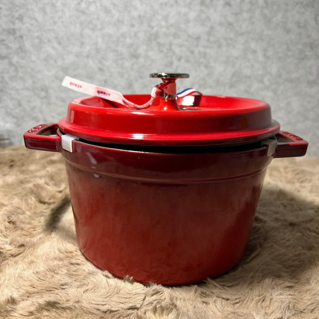 新品 ストウブ グランドココット ラウンド チェリー 20cm 1022857