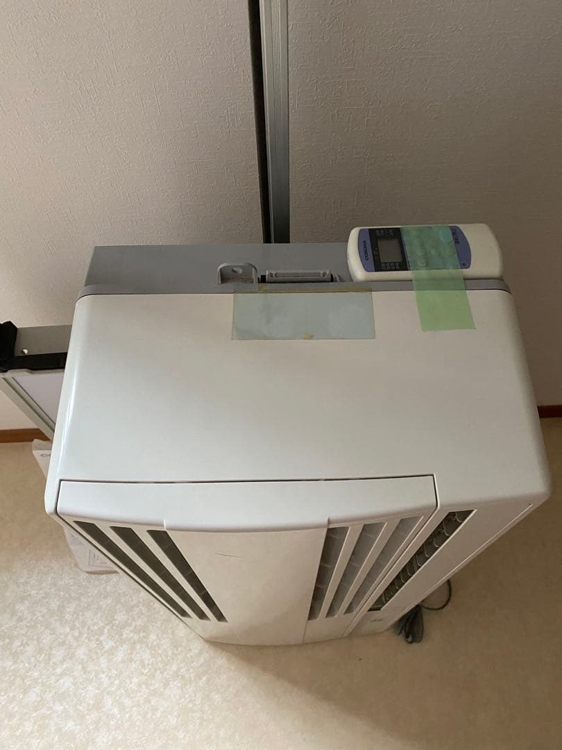 コロナ　窓用エアコン ホワイト リモコン付き