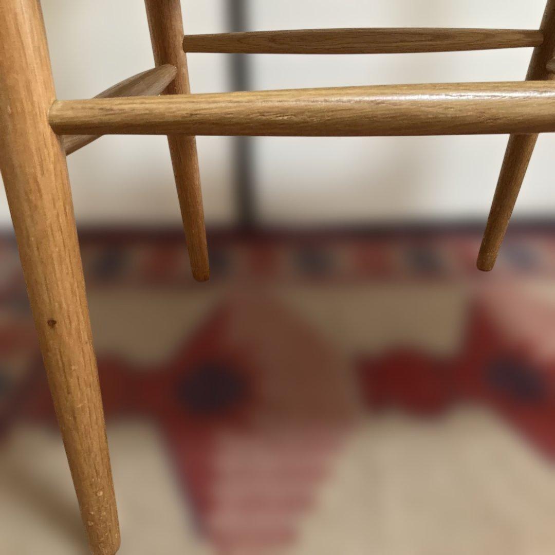 無印良品　ペーパーコード　椅子　モダンダイニングチェア ナチュラルウッド