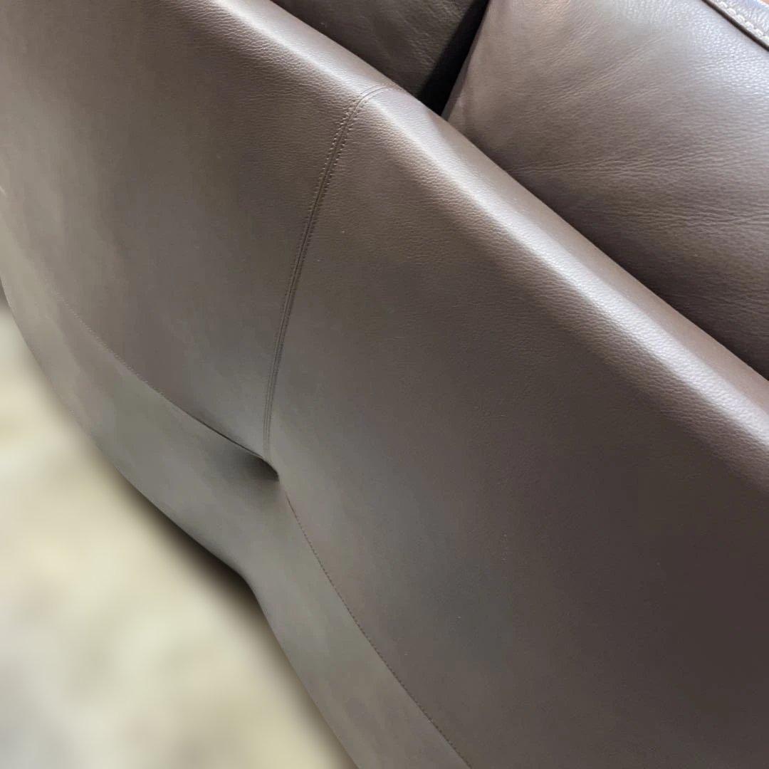 【カリモク】Z187シリーズ◆2.5人掛けソファ◇ブラウン◆美品◇定価３２万の品