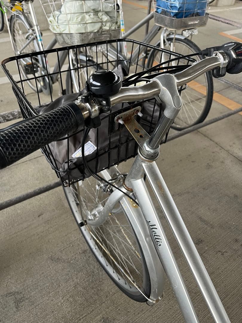 シルバー シティサイクル 前バスケット付き
