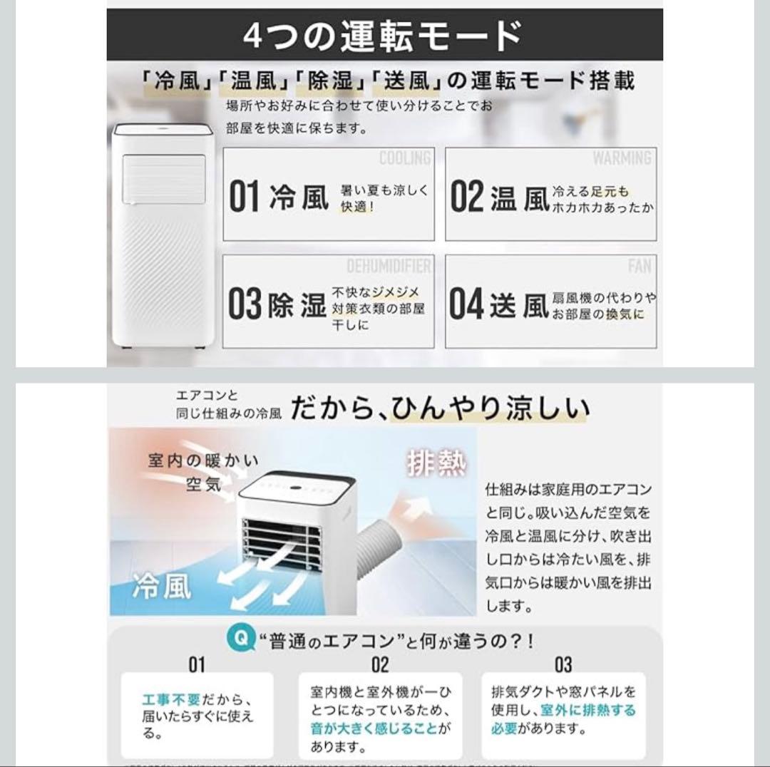 ★未使用 箱入り NEOLEAD スポットクーラー 4way 工事不要 送料無料