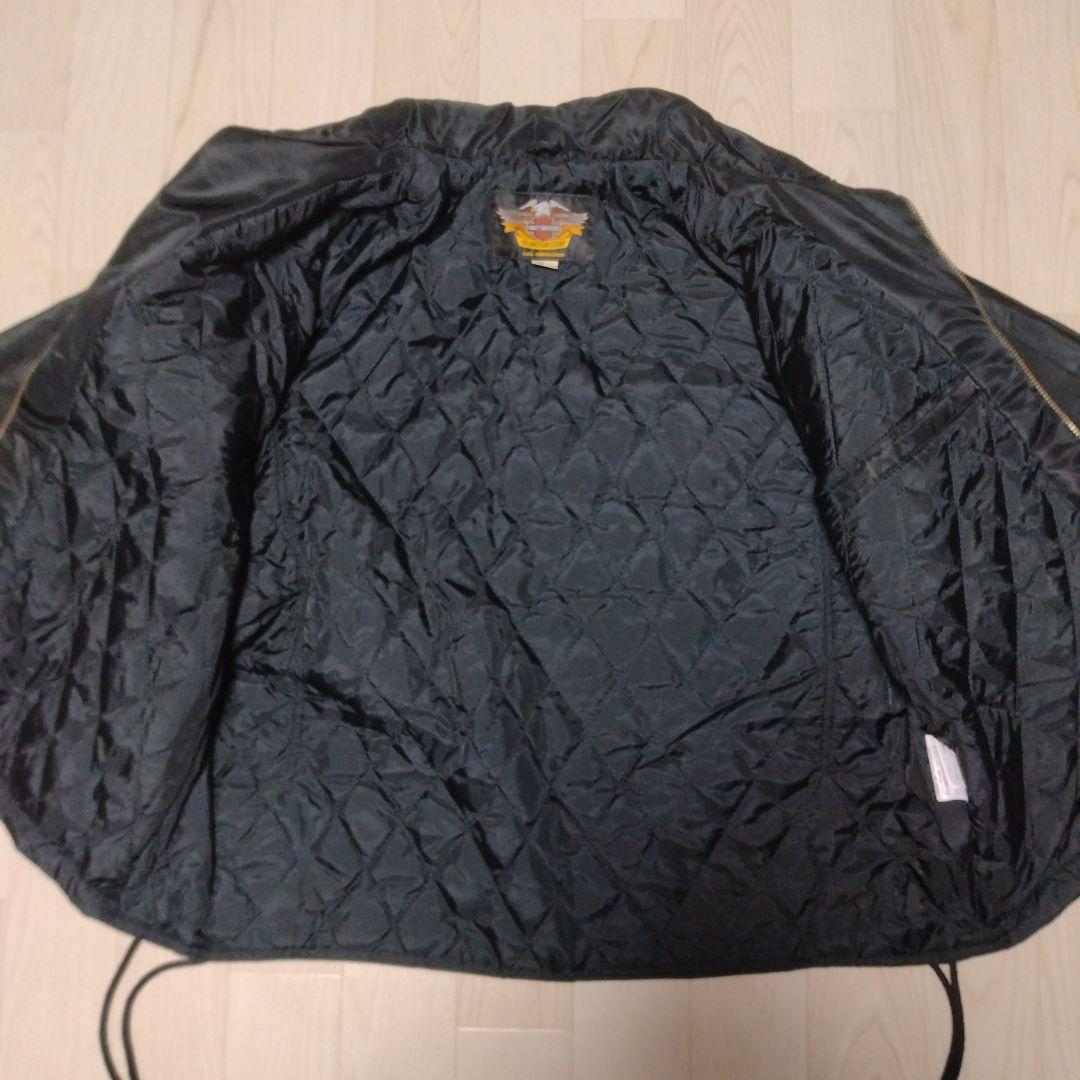 【専用】HARLEY-DAVIDSON ジャケット ブラック 牛革スリーブ（袖）