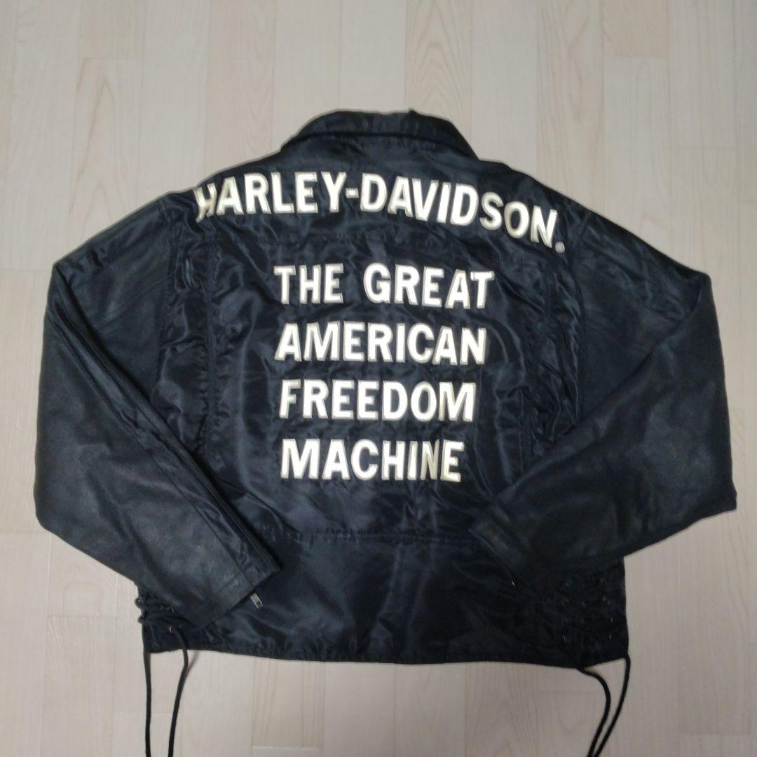 【専用】HARLEY-DAVIDSON ジャケット ブラック 牛革スリーブ（袖）