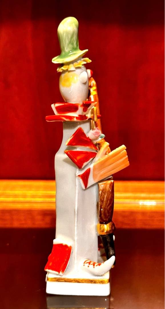 Meissen マイセン フィギュリン　人形 チェロ弾きのピエロ