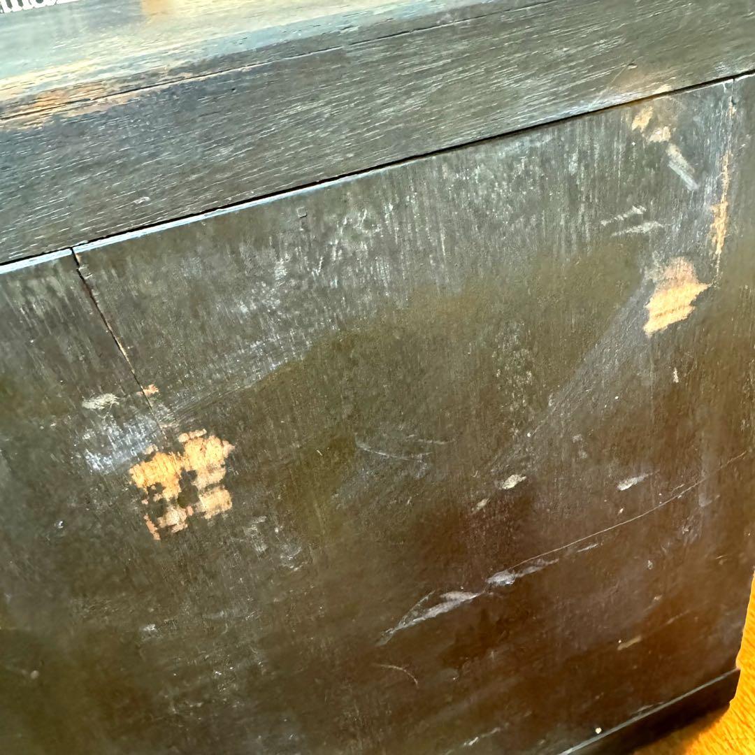 昭和　ビンテージ　雰囲気のある木製引き出し　アンティーク　レトロ　棚