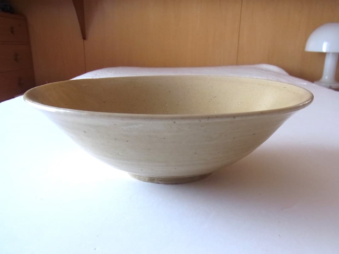 山本亮平『灰釉大鉢』麺鉢 初期伊万里 李朝 古唐津 黒高麗 オンギ くらわんか