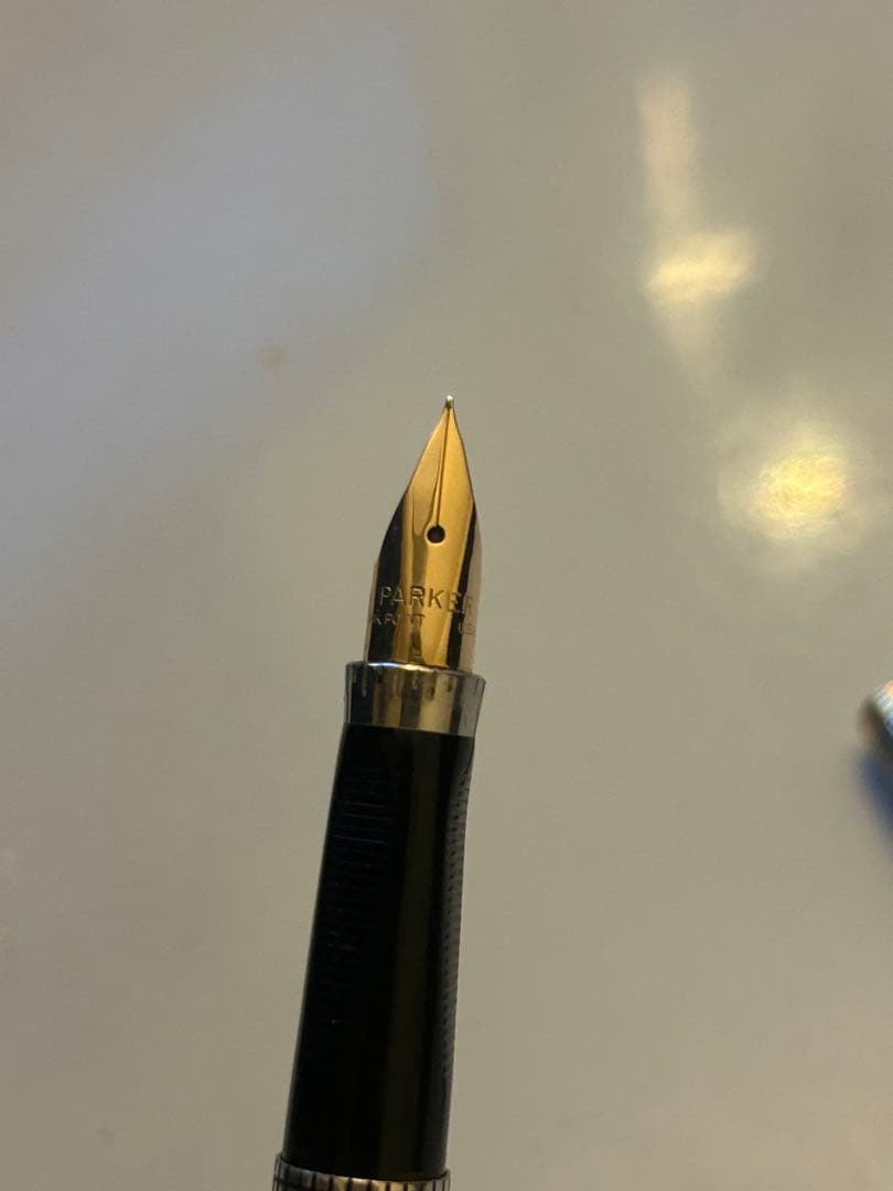 「スターリングシルバー、ペン先14K」万年筆 パーカー（Parker ）