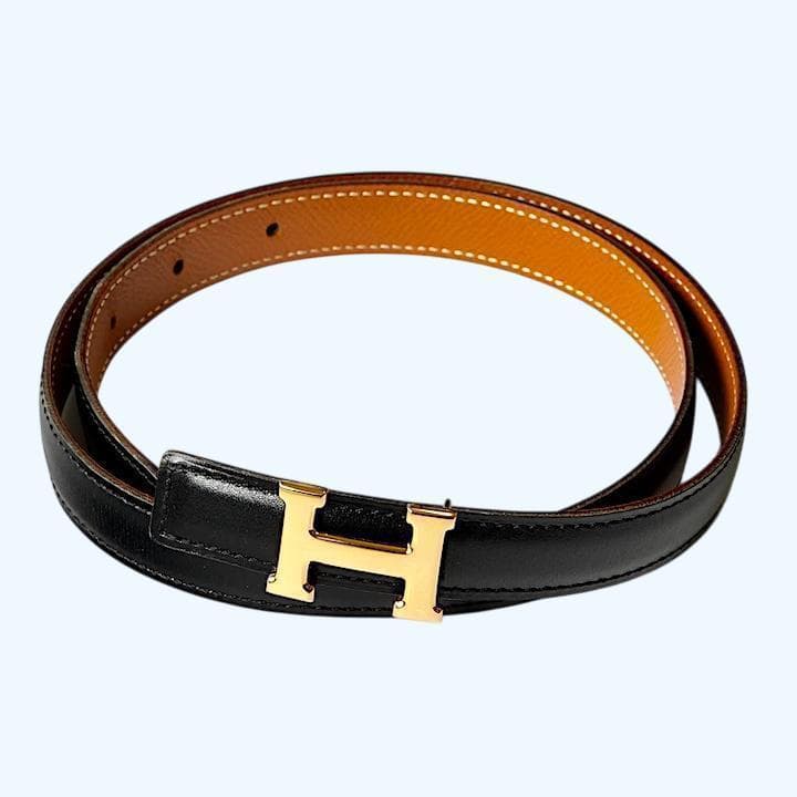 ✨保管未使用✨HERMES エルメス ミニHベルト ⚪︎Z刻印 85cm布袋箱付